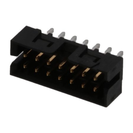 MOLEX Board Connector, 14 Contact(S), 2 Row(S), Male, Straight, Solder Terminal 878311419